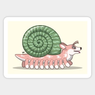 Snail Dog Sticker